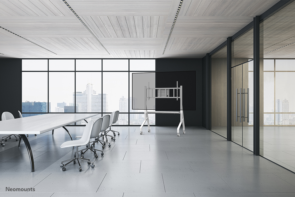 Neomounts FL50-575WH1 Carello TV 65-110" - installazione rapida - TÜV